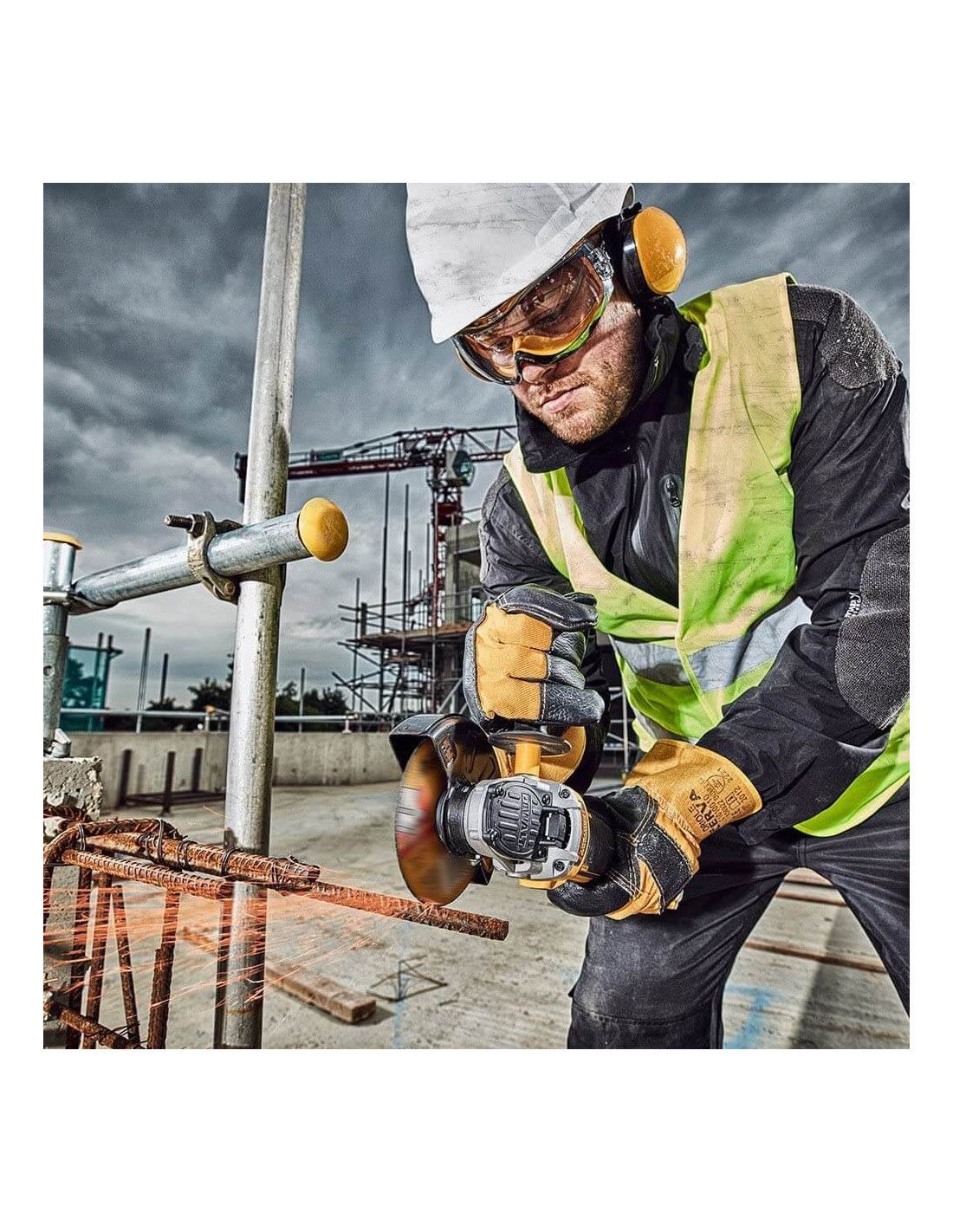 Meuleuse sans balai Dewalt DCG405Z avec sac