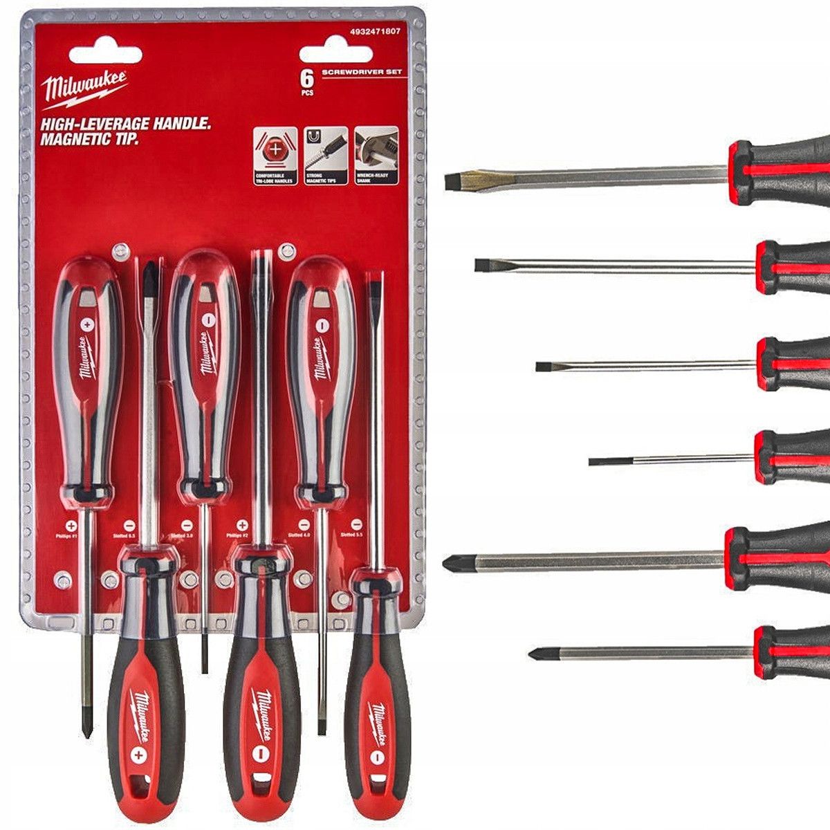 Jeu de 6 tournevis Tri-Lobe Milwaukee