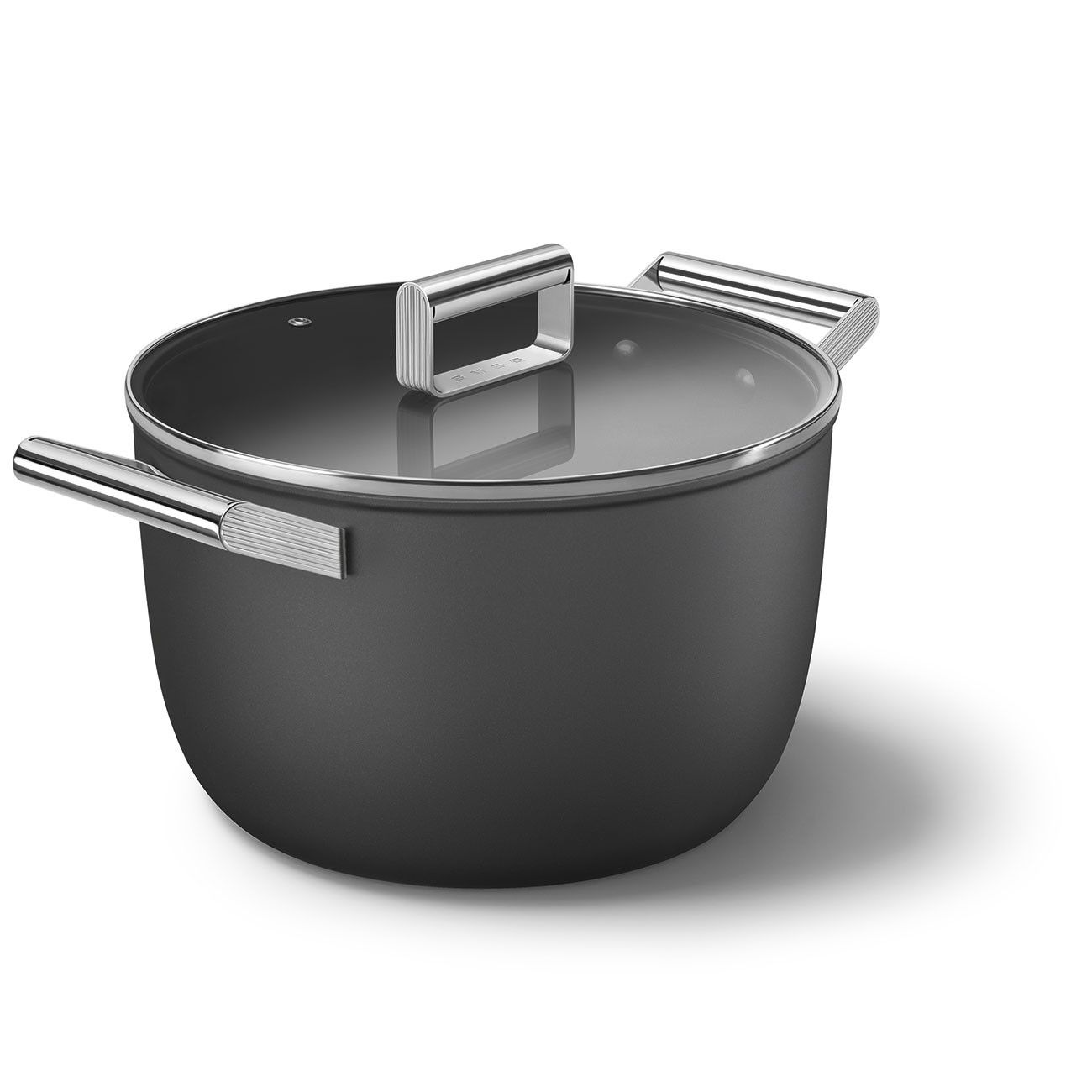 Ensemble d'ustensiles de cuisine Smeg noir mat de 5 pièces