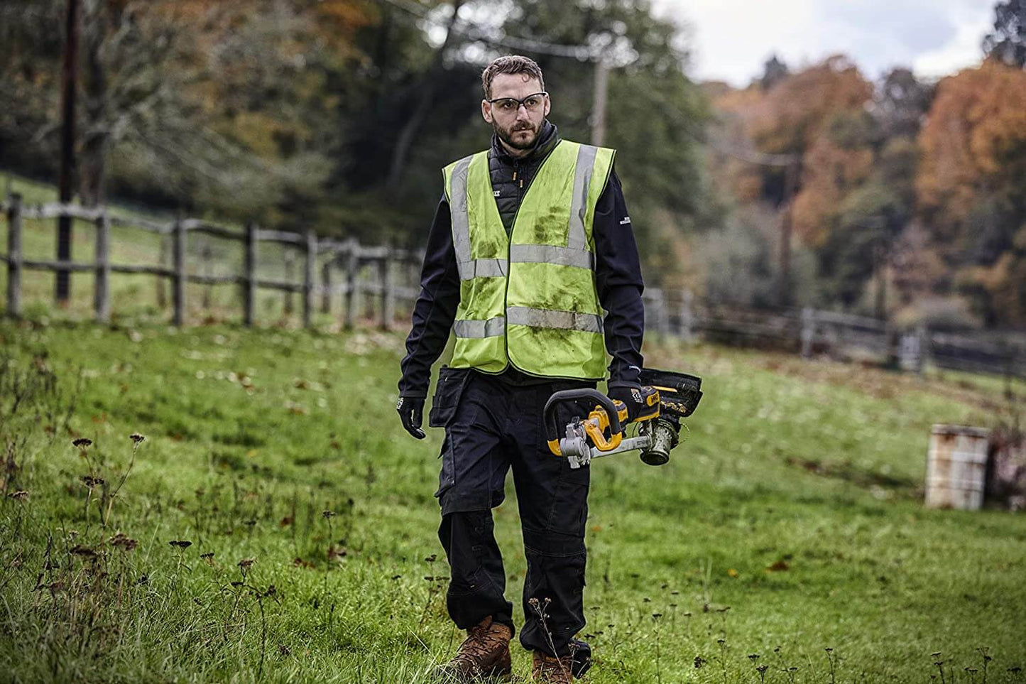 Débroussailleuse sans balai XR 18V 36cm avec 2 batteries 5Ah Dewalt DCMST561P2