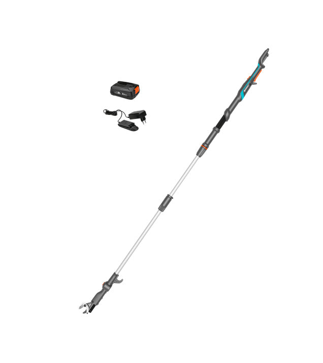Set coupe-branches télescopique Highcut 250/18V Chargeur P4A + Batterie Gardena 14774-20