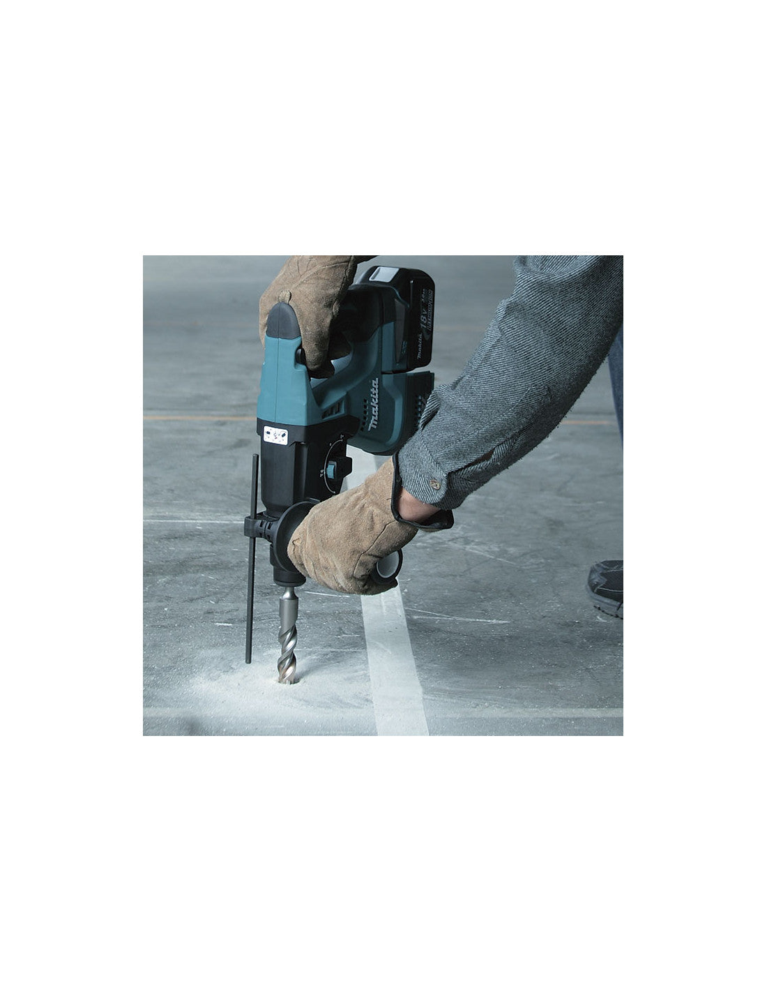Kit combiné meuleuse DGA504ZJ + marteau léger DHR243RTJ 18V avec 2 batteries 5.0Ah et mallettes de transport DLX2125TJ1 Makita