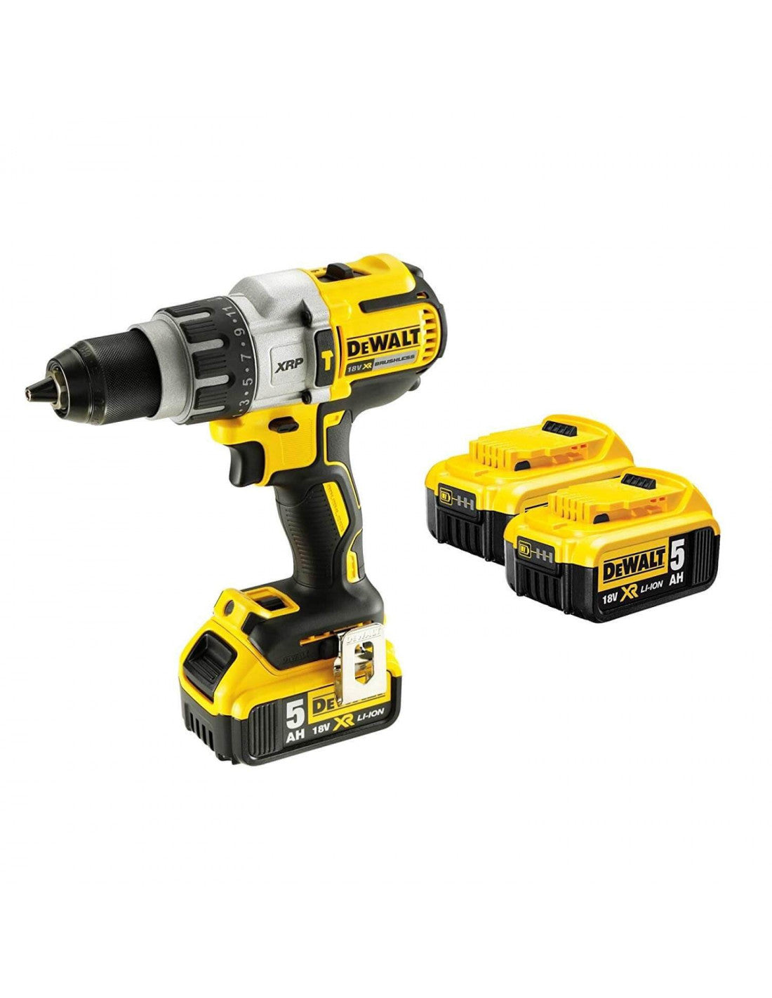 Marteau perforateur sans balais Dewalt 18V XRP 3 bat 5.0Ah avec mallette de transport DCD996P3