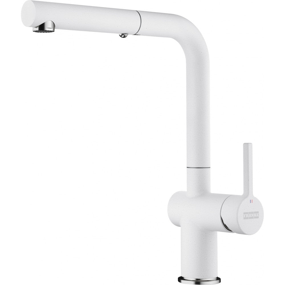 Robinet de cuisine extractible Active Plus blanc Polar Franke 115.0653.387 FRANKE - 1
