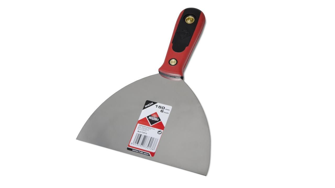 Rubi 150 mm spatule à peinture en acier inoxydable