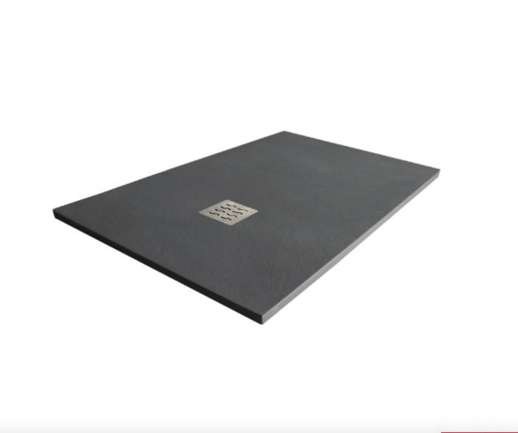 Plato de ducha Premium Textura pizarra natural con Sumidero 80x140cm - 2