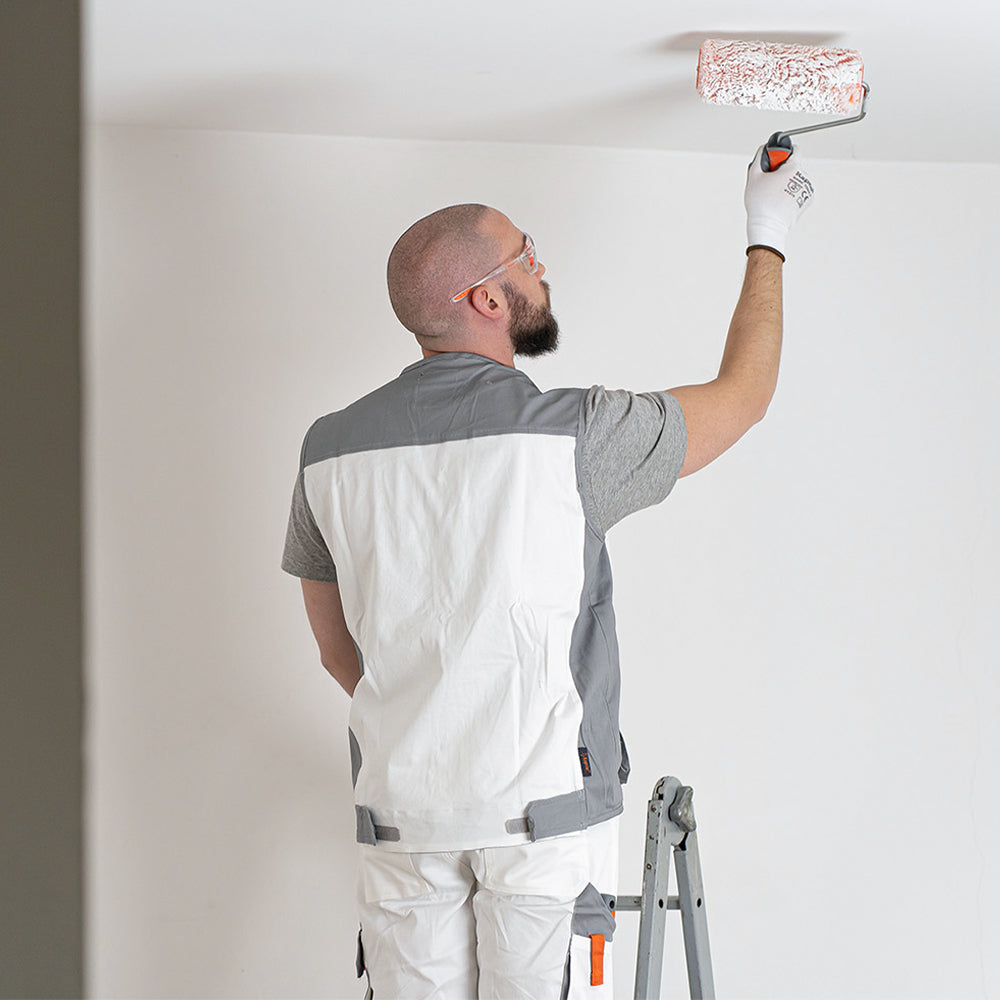 Gilet multi-poches de peintre blanc Kapriol