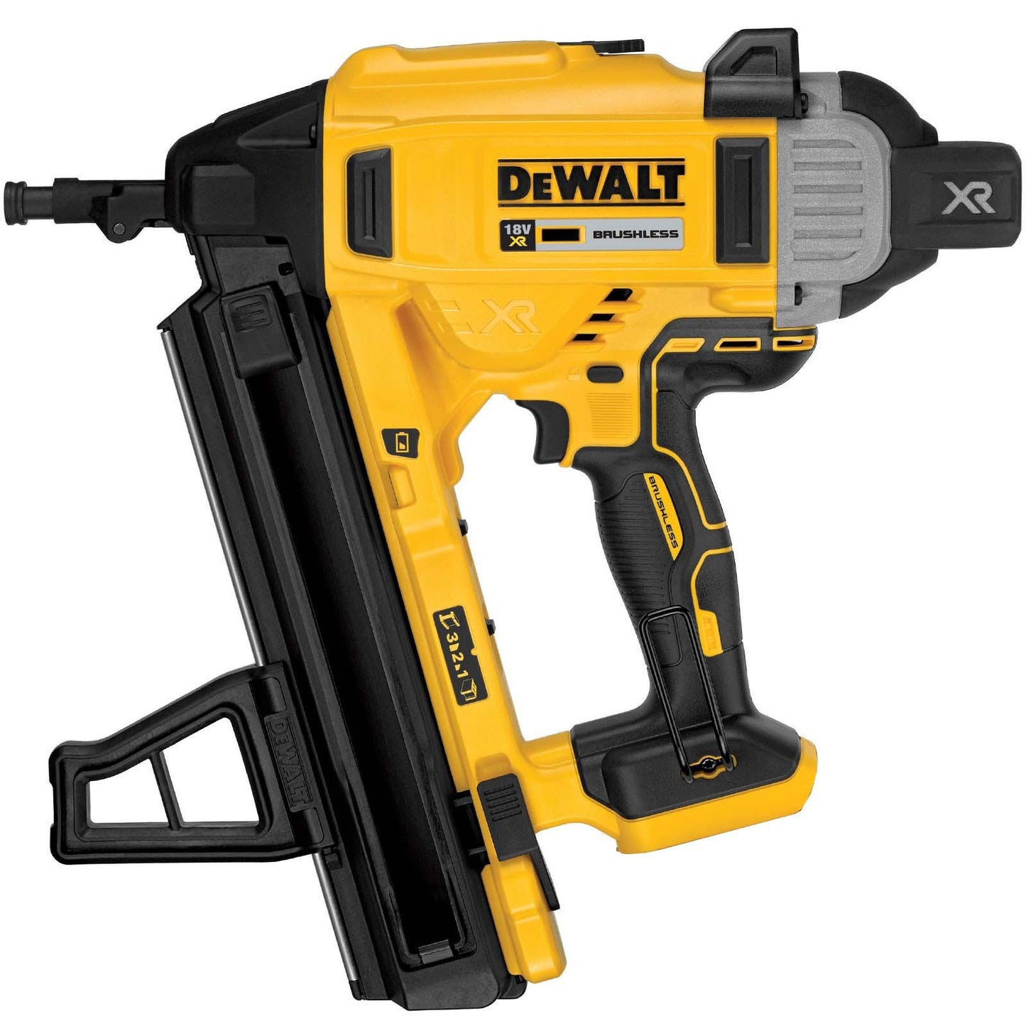 Dewalt 18V Cloueuse à béton et acier alimentée par batterie sans batterie ni chargeur DCN890N Dewalt