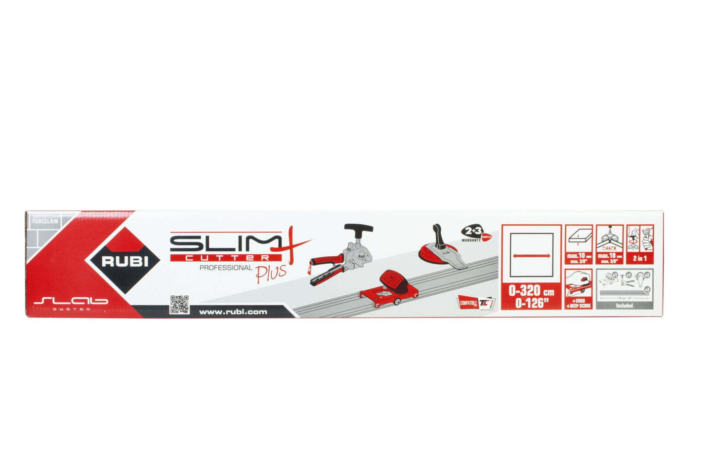 Rubi SLIM CUTTER PLUS machine à couper manuelle pour le carrelage en porcelaine + Accessoires