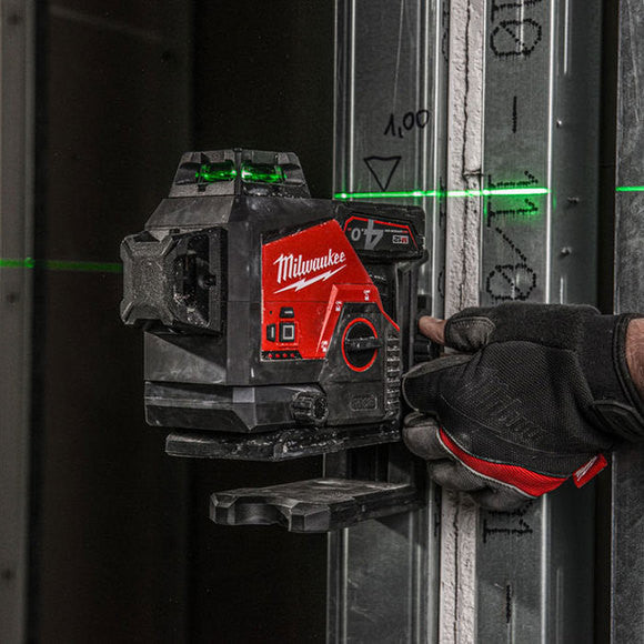 Laser vert 3 lignes 360º Milwaukee M123PL-0C