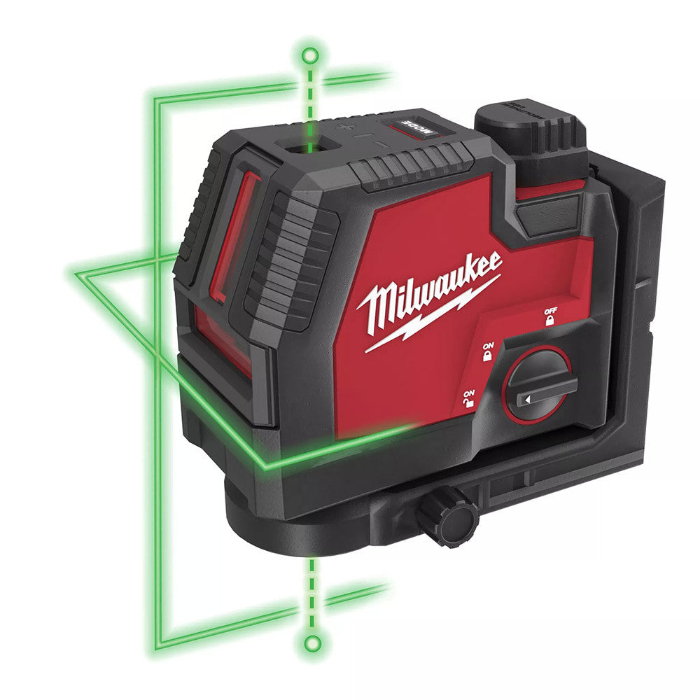 Laser Vert 2 Lignes Avec Aplomb REDLITHIUM USB Milwaukee L4CLLP-301C
