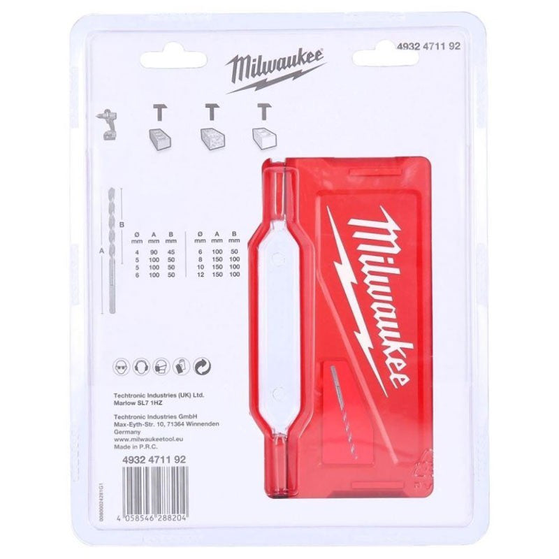 Coffret Plastique Super Drill 8pcs Milwaukee