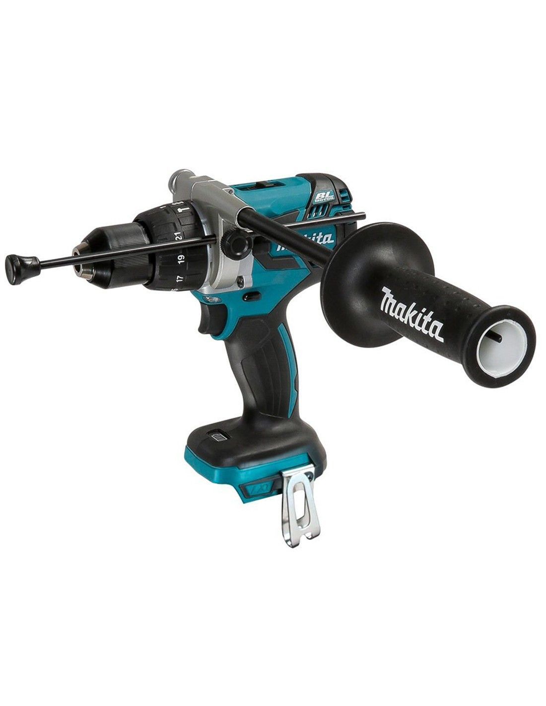 Kit Makita Marteau perforateur DHP486 + Scie sauteuse DJV182 + 2bat 5Ah + chargeur + sac DLX2481BL2