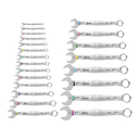 Jeu de 22 clés à fourche et clés à anneau Joker 6003 Wera 020232 - 1