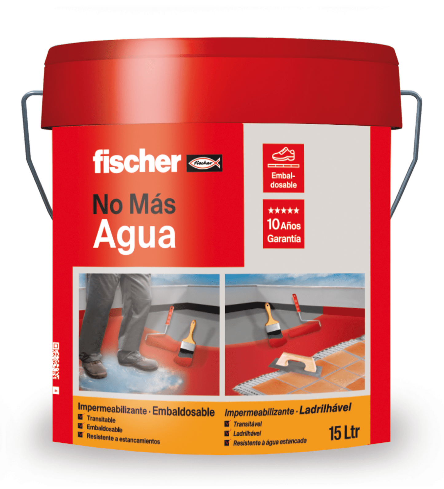 Imperméabilisation par carrelage 15L Fischer