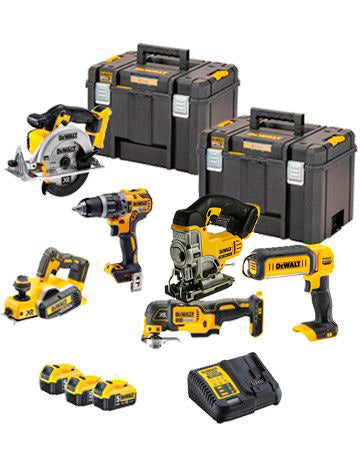 Kit de 6 outils électriques sur batterie Dewalt 18V DCK665P3T