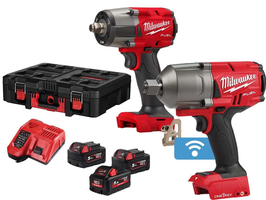 Powerpack clés à chocs Milwaukee M18 FPP2AS-553P