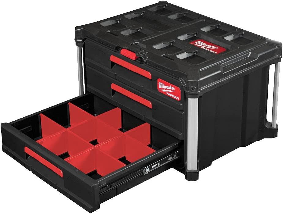 Commode avec 3 tiroirs PACKOUT Milwaukee