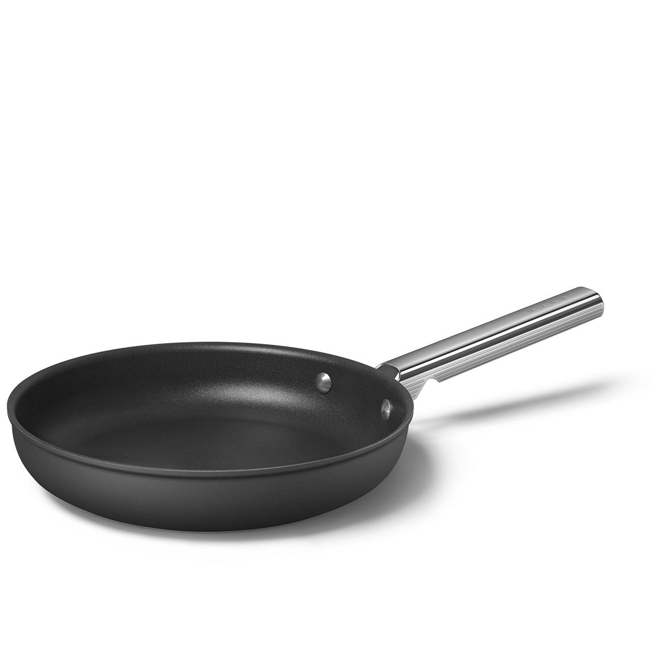 Lot de 4 poêles à frire antiadhésives Smeg noir mat