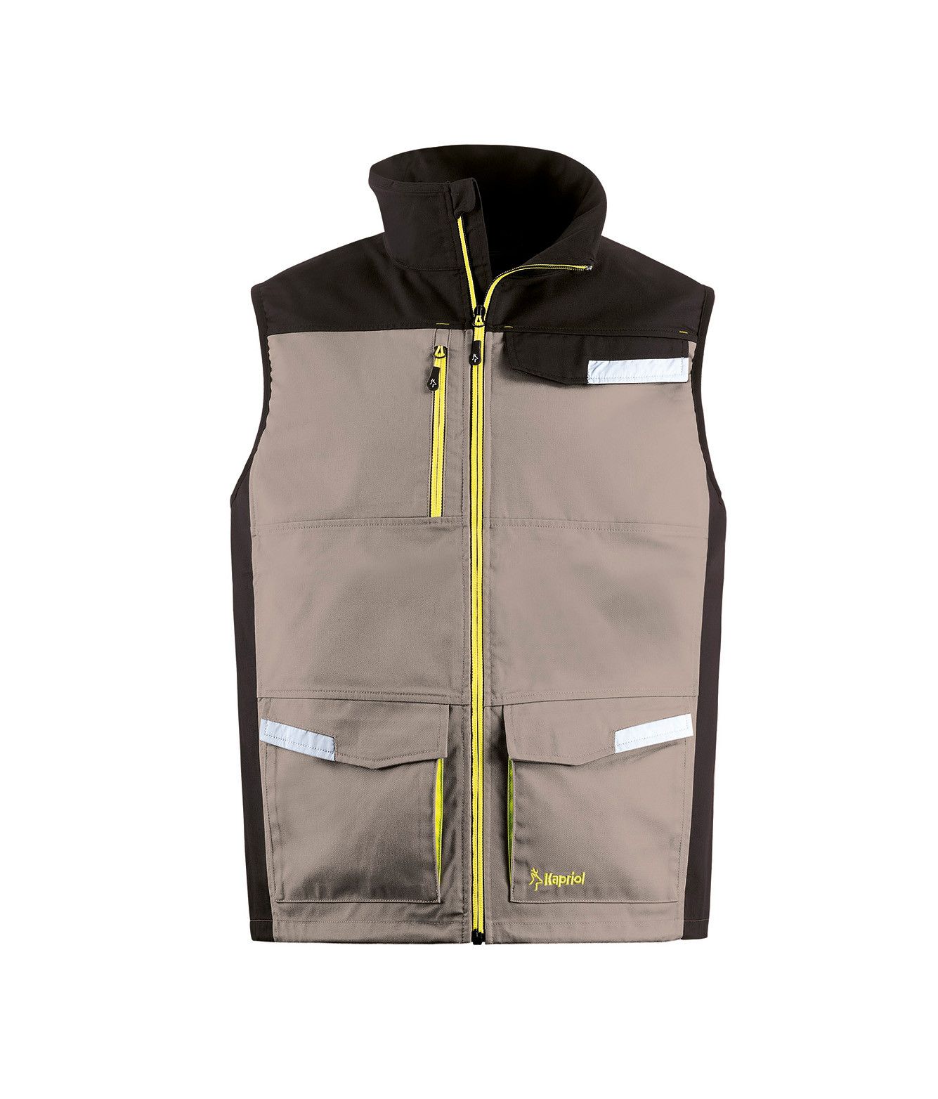 Kapriol Gilet de travail multipoches Beige