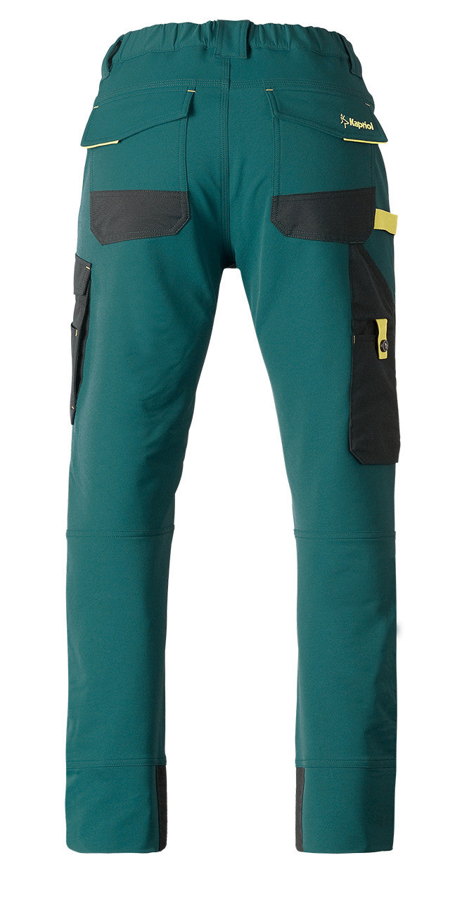 Pantalon de travail extensible Kapriol Dynamic pétrole/noir