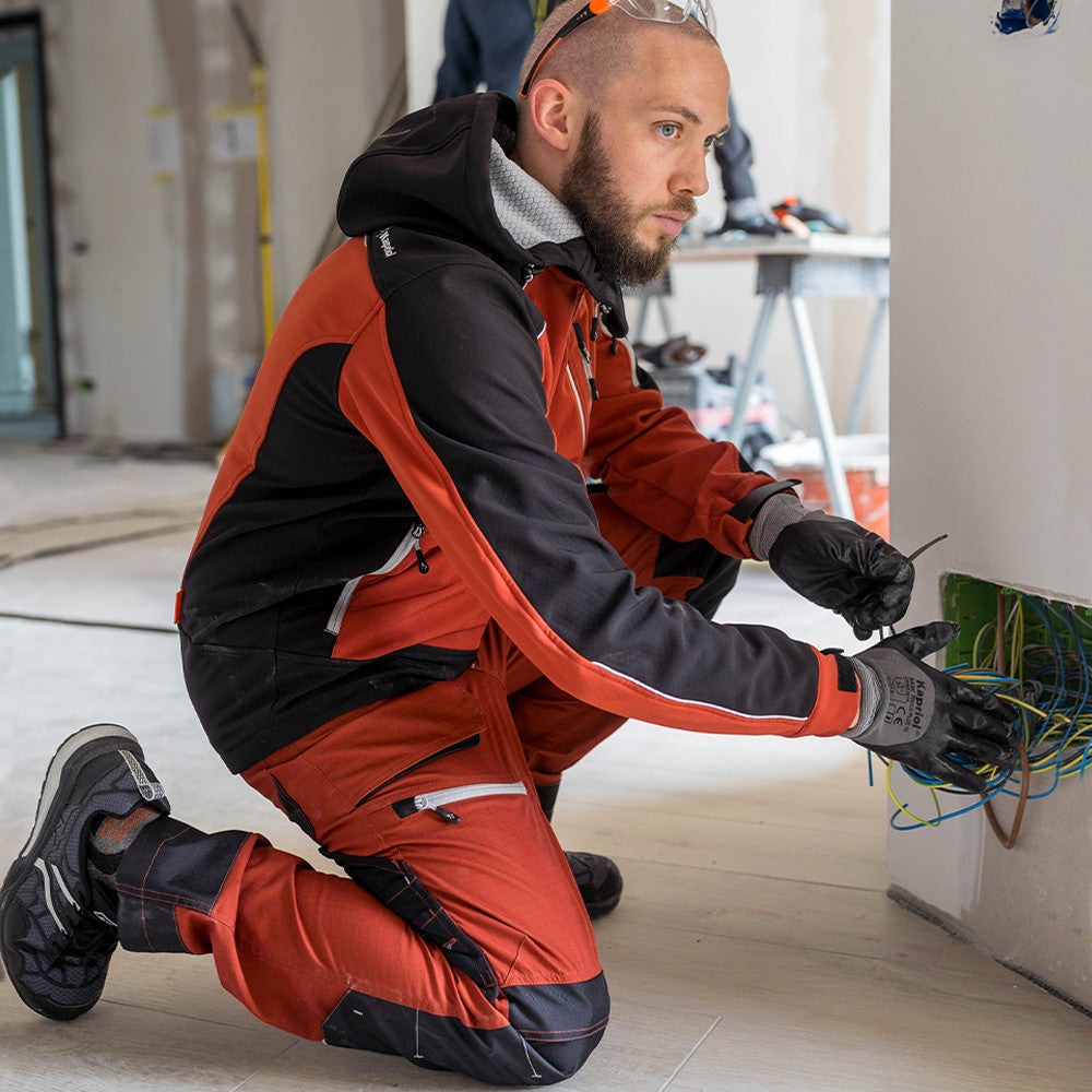 Pantalon de travail Dynamic Artesano Kapriol rouge