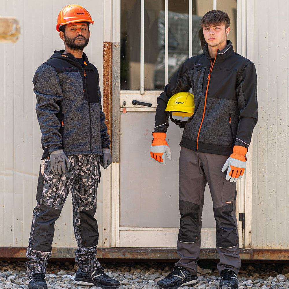 Pantalon de travail élastique Tenere Pro gris/noir Kapriol