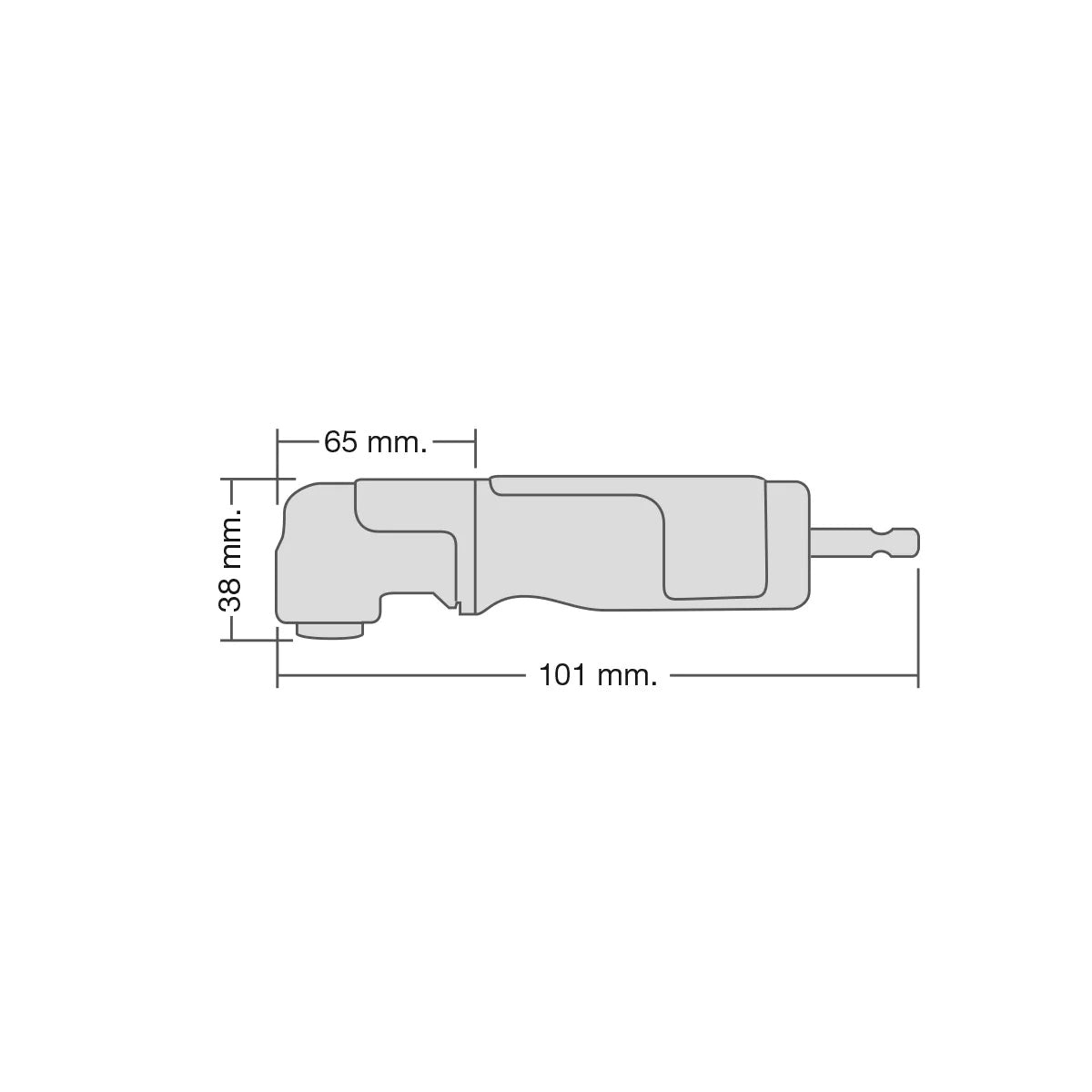 Accouplement d'angle magnétique 2 en 1 Dewalt DT20500