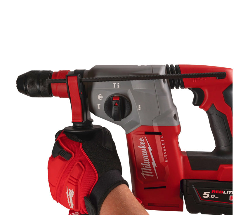 Marteau Powerpack + Perceuse + Meuleuse + Visseuse à percussion + 3bat 5Ah + Chargeur + 2 Mallettes Milwaukee