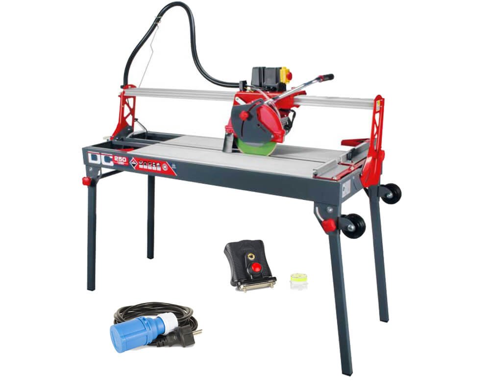 Rubi DC-250 1200 PYTHON Kit de table de découpe électrique avec câble et accessoires