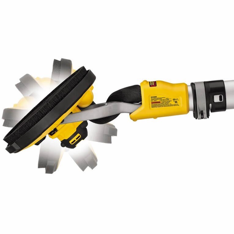 Ponceuse télescopique XR 18V sans balais pour plaques de plâtre avec 2 batteries 6.0Ah Dewalt DCE800T2