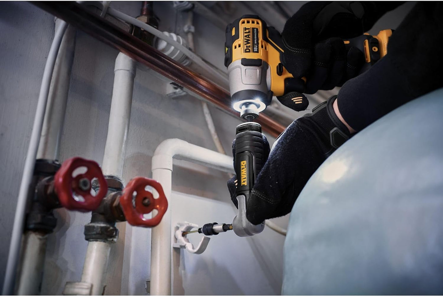 Accouplement d'angle magnétique 2 en 1 Dewalt DT20500