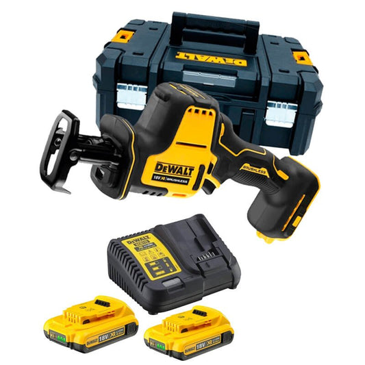 Mini scie à guichet sans balai 18V avec 2 batteries 2.0Ah et mallette de transport Dewalt DCS369D2