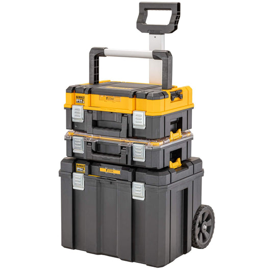 Dewalt DWST83411-1 Tour Tstak Système de rangement mobile 3 pièces IP54 avec roulettes DWST83411-1
