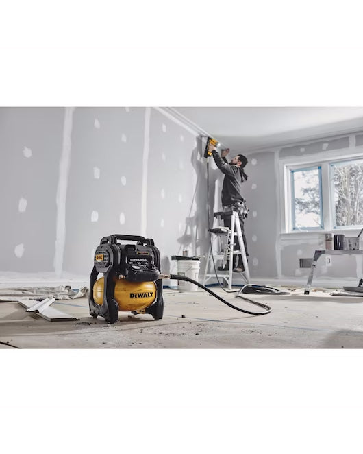 Compresseur d'air Dewalt XR Flexvolt 18 V 9,5 L 0,4 HP DCC1018N