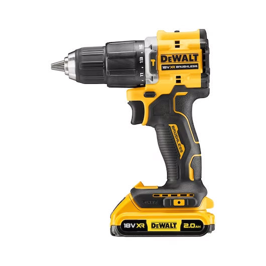 Marteau perforateur XR 18V Édition Limitée 100 ans avec 2bat 2Ah + Valise Dewalt DCD100YD2T