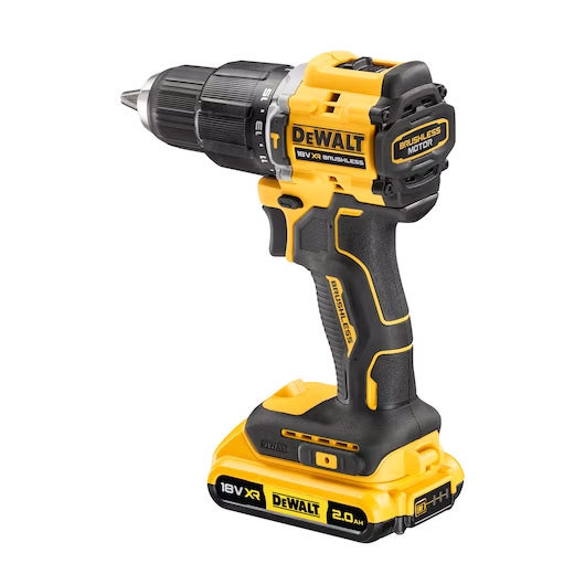 Marteau perforateur XR 18V Édition Limitée 100 ans avec 2bat 2Ah + Valise Dewalt DCD100YD2T