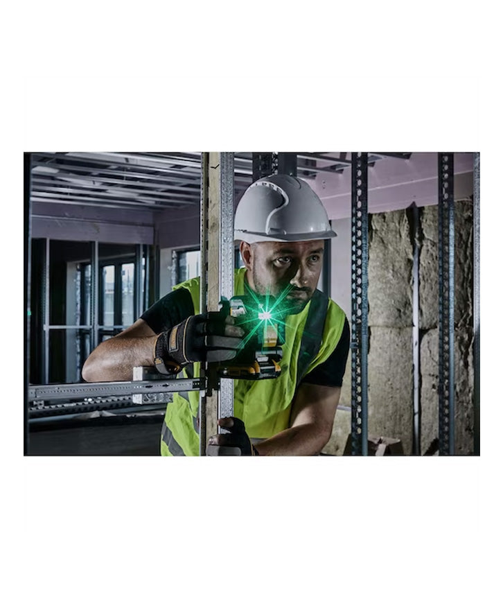 Niveau laser auto-nivelant lignes vertes croisées 18V Dewalt DCLE34021N