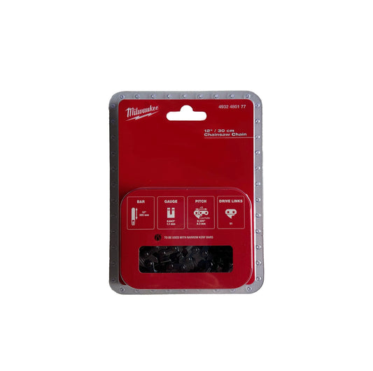 Chaîne pour tronçonneuse d'élagage 30cm Milwaukee FTHCHS30