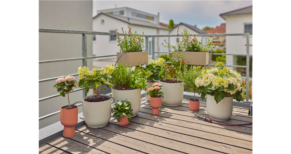 Ensemble de balcon Micro-Dip pour 15 plantes Gardena 13401-20