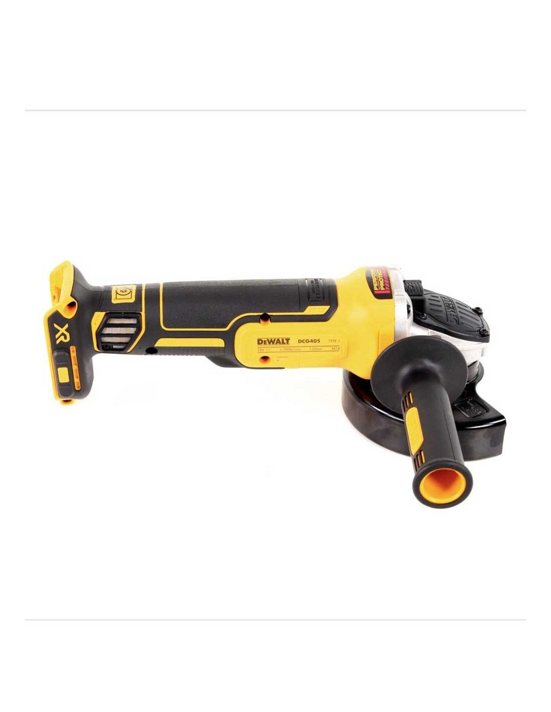 Meuleuse sans balais 18V XR 125mm avec 2 batteries 5Ah + disque Dewalt DCG405P2X