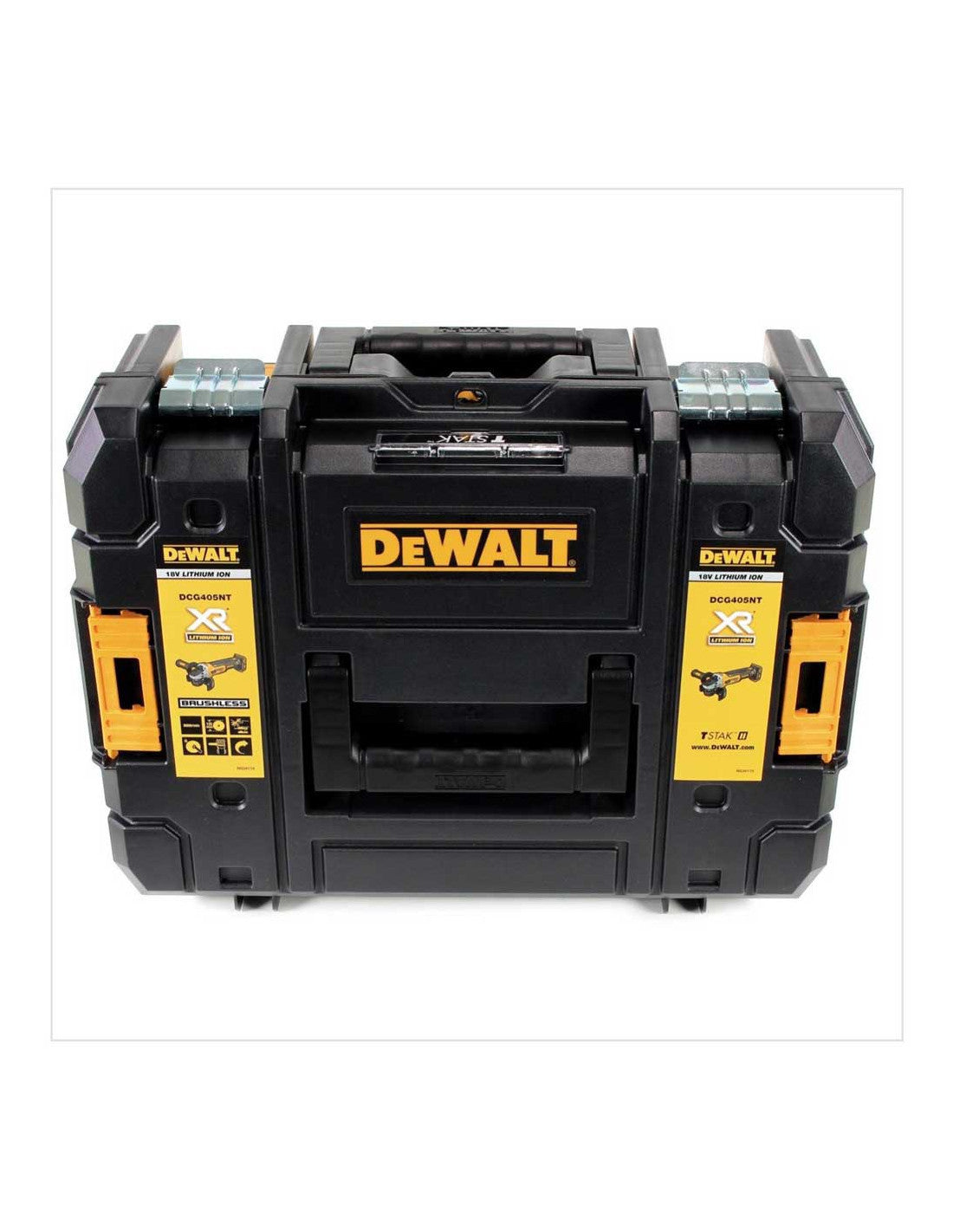 Meuleuse sans balais 18V XR 125mm avec 2 batteries 5Ah + disque Dewalt DCG405P2X