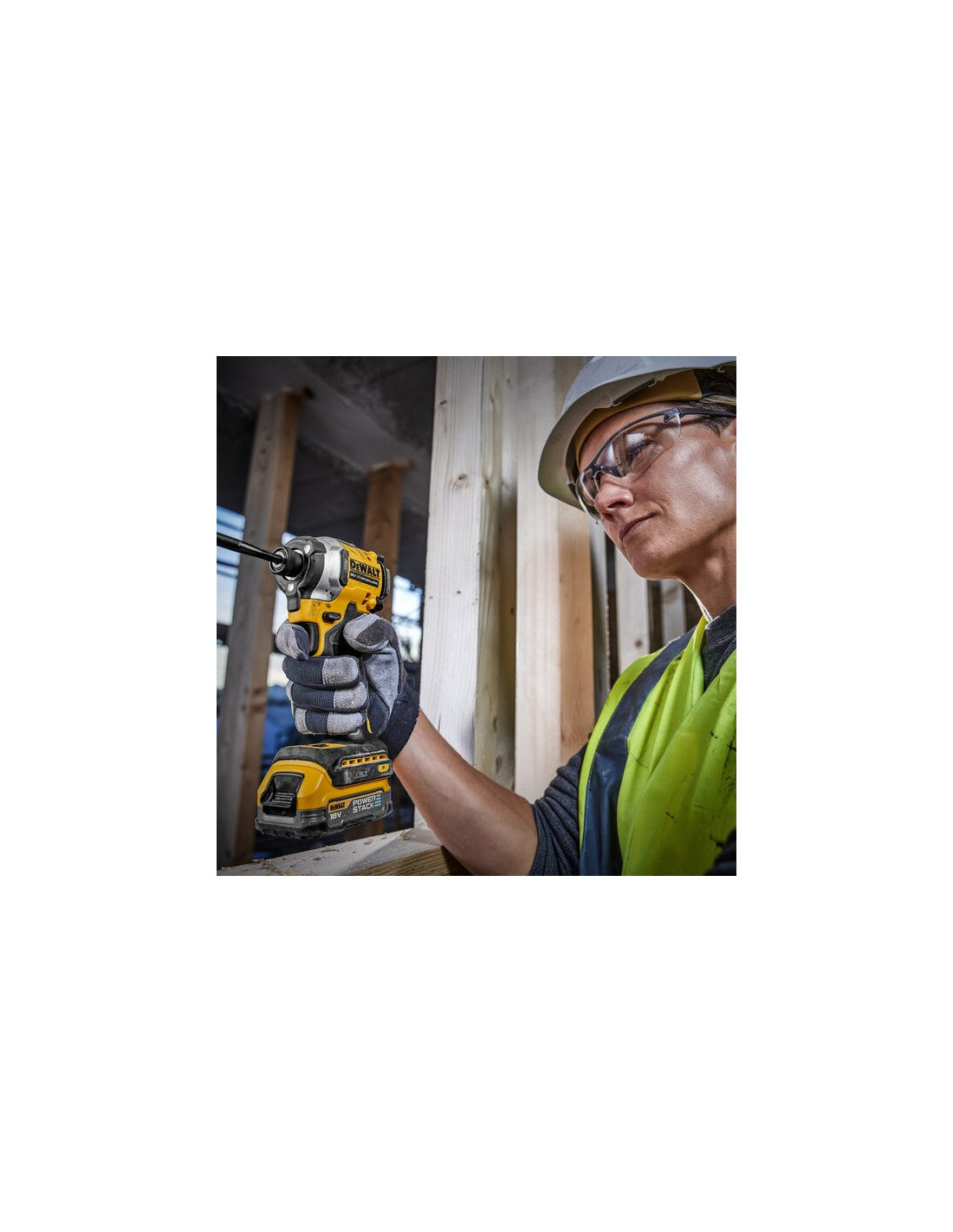 Visseuse à chocs compacte sans balais XR 18V POWERSTACK Dewalt DCF850E2T