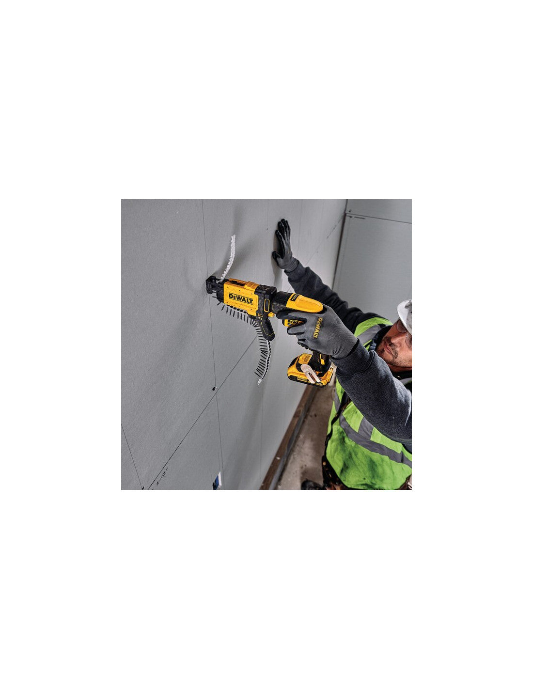 Visseuse pour plaques de plâtre Dewalt 18v 2 x 5.0 Ah batterie avec mallette + chargeur rapide de vis DCF620P2K