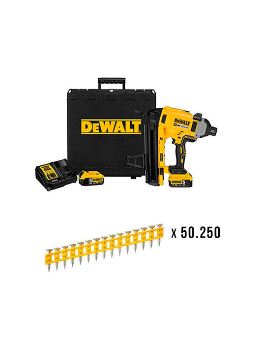 Cloueur à béton et à acier 18V DCN890P2 + 50.250 clous 20mm Dewalt