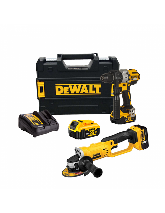 Combo Dewalt Marteau perforateur XRP DCD996P2 + Meuleuse DCG412N