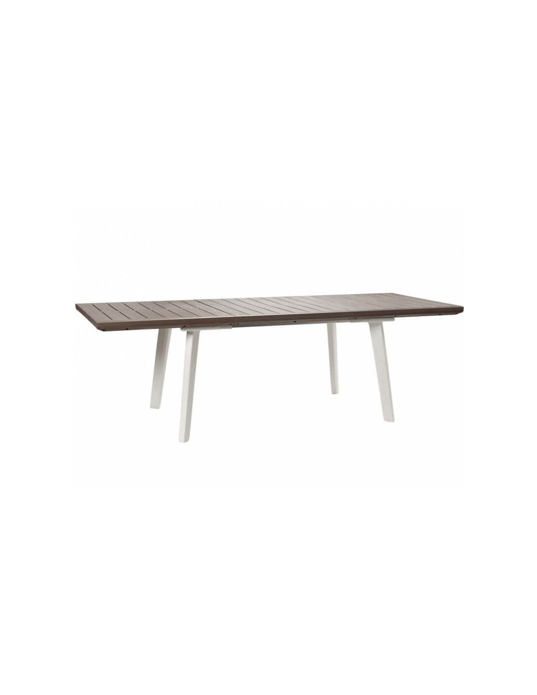 Ensemble en résine table extensible Harmony + 4 chaises Keter