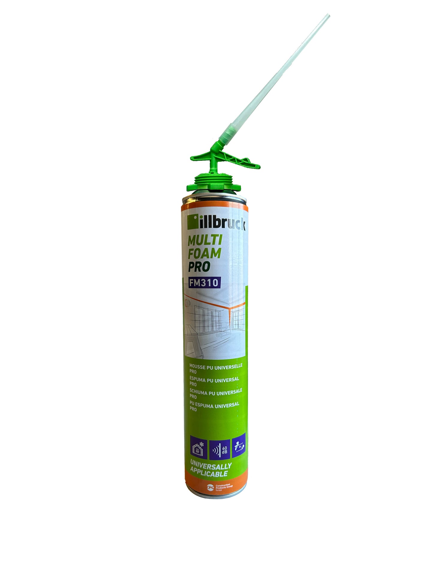 Illbruck Bouteille 2 en 1 en Mousse Polyuréthane 750 ml FM310