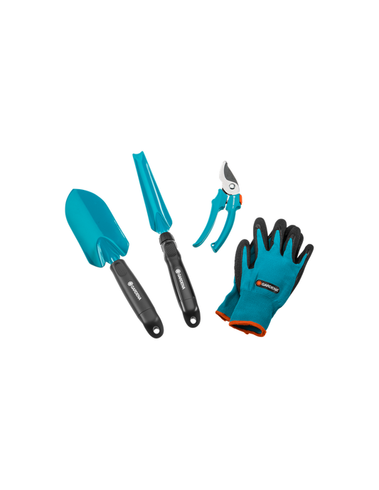 Kit de démarrage de jardinage Gardena 4 en 1
