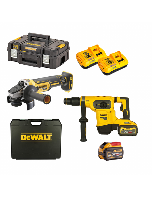 Kit marteau + meuleuse Dewalt Flexvolt 54V CPROF400